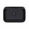Раковина-чаша Qtap Scorpio 550х390х120 Matt black с донным клапаном QT14112243MB
