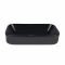 Раковина-чаша Qtap Scorpio 550х390х120 Matt black с донным клапаном QT14112243MB