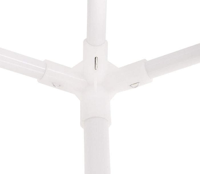 Садовий павільйон Malatec 3х3 м 3 стінки Сірий