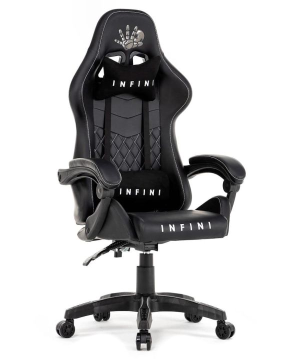 Компьютерное кресло Extreme INFINI FIVE Черный, Zenga экокожа