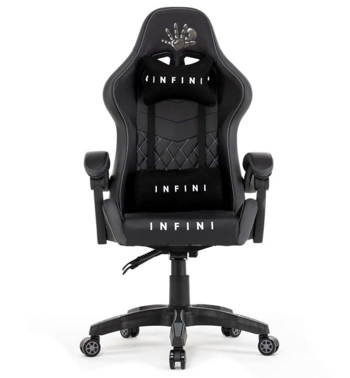 Компьютерное кресло Extreme INFINI FIVE Черный, Zenga экокожа