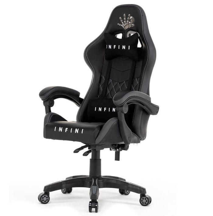 Компьютерное кресло Extreme INFINI FIVE Черный, Zenga экокожа