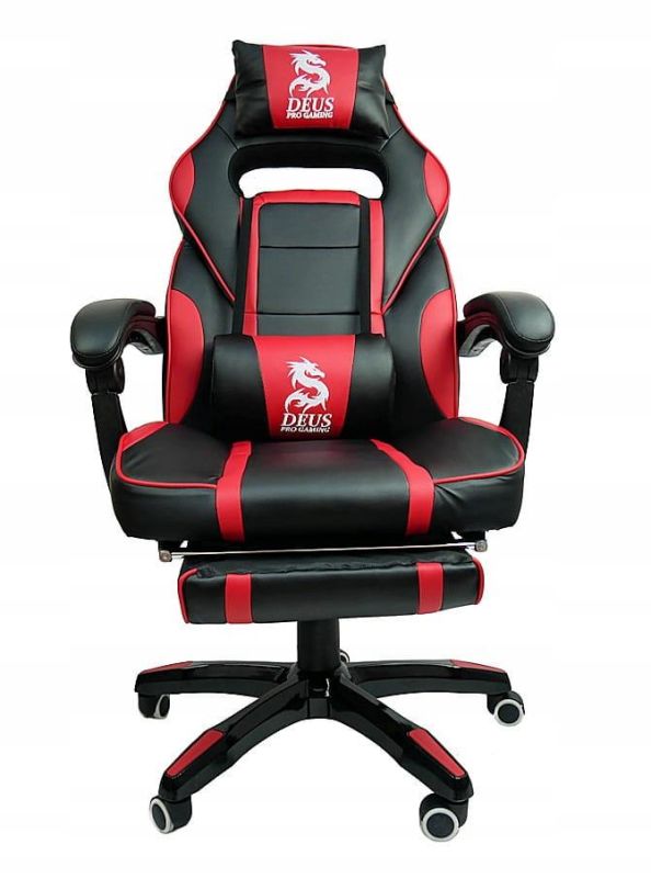 Компьютерное кресло DEUS LARGE Красный, Zenga экокожа