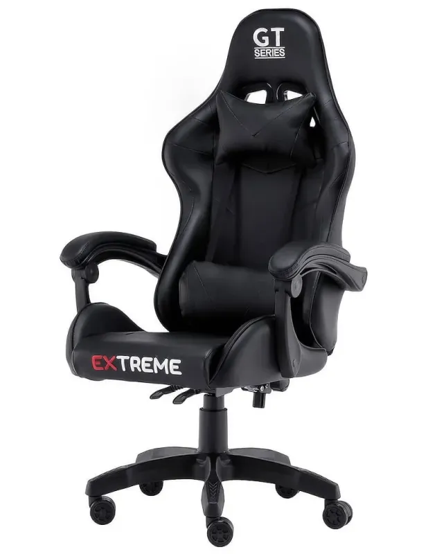 Компьютерное кресло Extreme GT Черный, Zenga экокожа