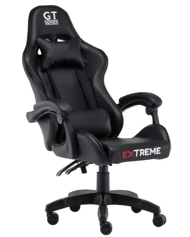 Компьютерное кресло Extreme GT Черный, Zenga экокожа