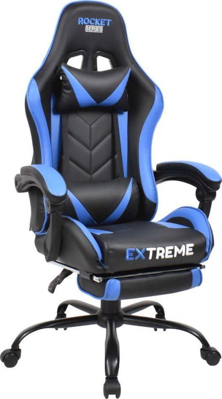 Компьютерное кресло EXTREME ROCKET Синий, Zenga экокожа
