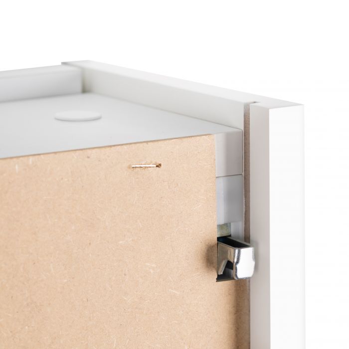 Зеркальный подвесной шкаф Qtap Albatross 800х700х145 White с LED-подсветкой QT0177ZP800LW