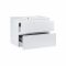 Комплект Qtap Albatross 810х725х460 White тумба подвесная+врезная раковина QT0172TP800D3080CW