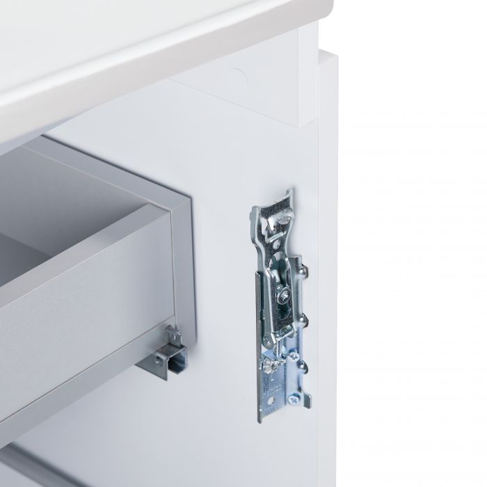 Комплект Qtap Albatross 810х725х460 White тумба подвесная+врезная раковина QT0172TP800D3080CW