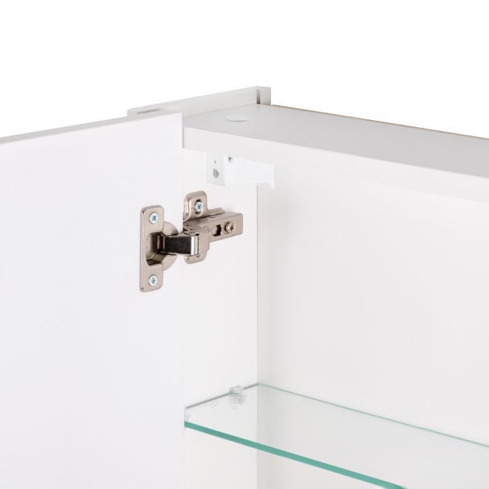 Зеркальный подвесной шкаф Qtap Scorpio 700х600х145 White QT1477ZP701W