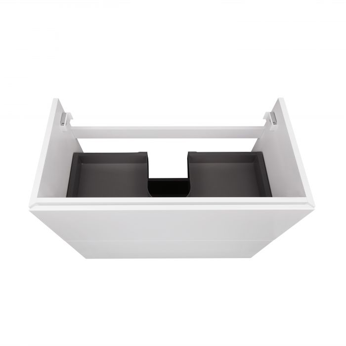 Комплект Qtap Tern 800х725х437 White напольная тумба + раковина врезная QT1771TNL8013080CW