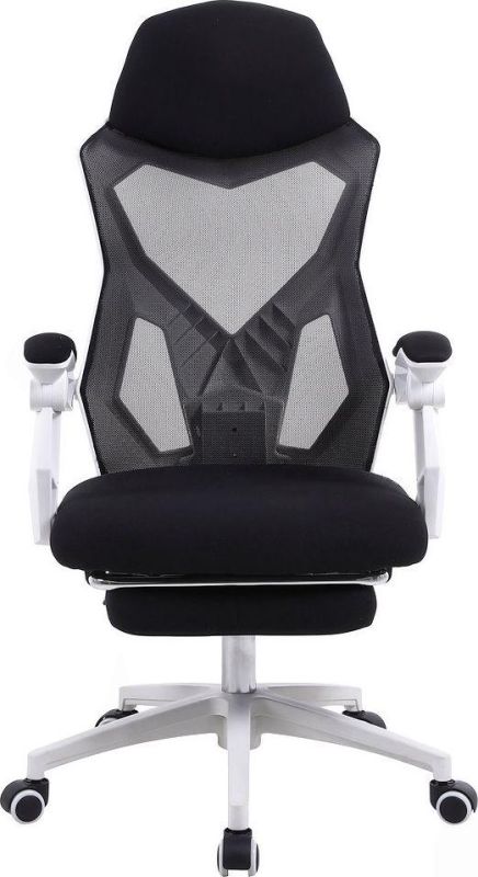 Компьютерное кресло INFINI YODA Footrest Черно-белый, Zenga Сетка