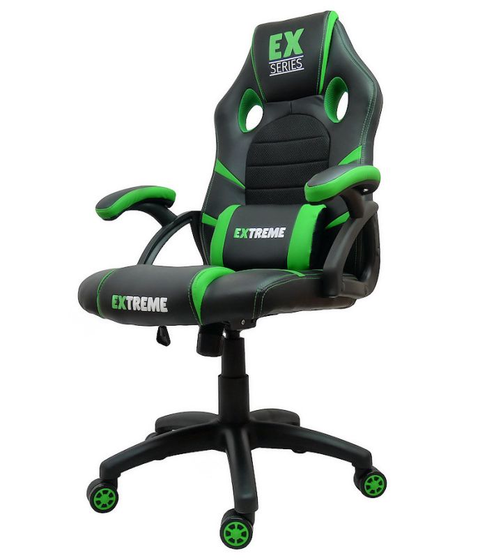 Компьютерное кресло Extreme EX Зеленый, Zenga экокожа