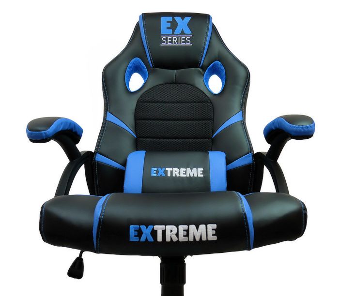 Компьютерное кресло Extreme EX Светло-синий, Zenga экокожа
