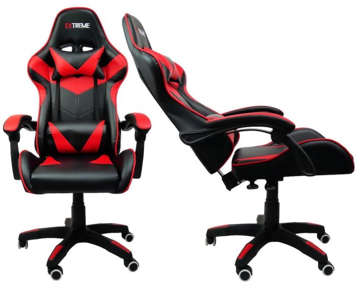 Компьютерное кресло EXTREME RX Красный, Zenga экокожа