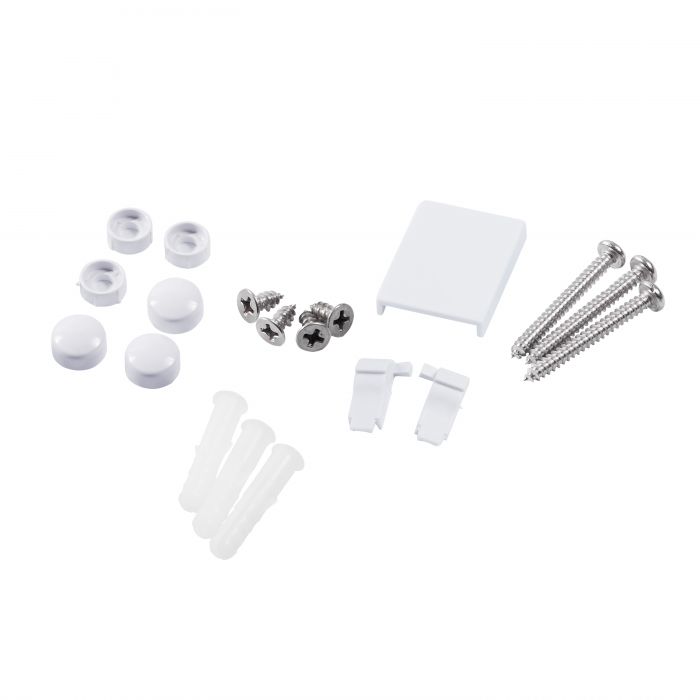 Штора на ванну Qtap Gemini WHI401114RP4 стекло Pear 4 мм, 110x140 см