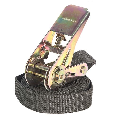 Стяжка груза 25мм х 2,5м х 800кг полиэстр. 1 шт с трещоткой (0,8T)