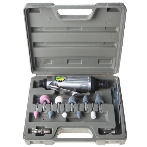 Пневматическая шлифмашинка с комплектом шарошек (ПШ-1206) Alloid