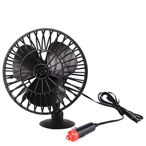 Вентилятор 5" на присоску 12V