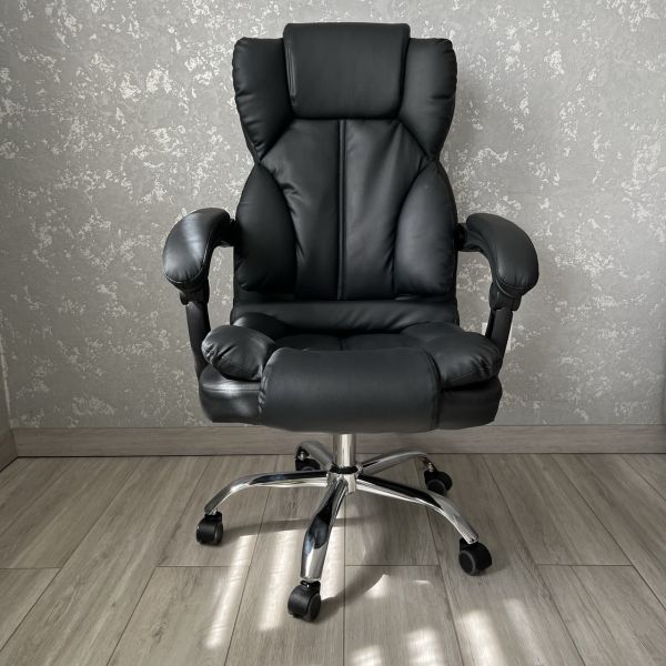 Офисное кресло SZCHARA OFFICE Черный, искусственная кожа (кожзаменитель)