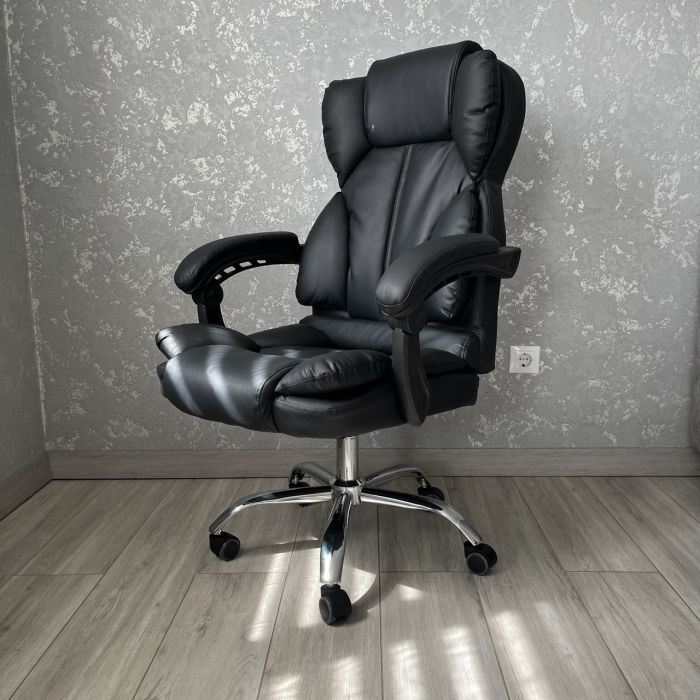 Офисное кресло SZCHARA OFFICE Черный, искусственная кожа (кожзаменитель)