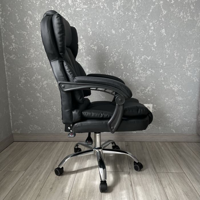 Офисное кресло SZCHARA OFFICE Черный, искусственная кожа (кожзаменитель)