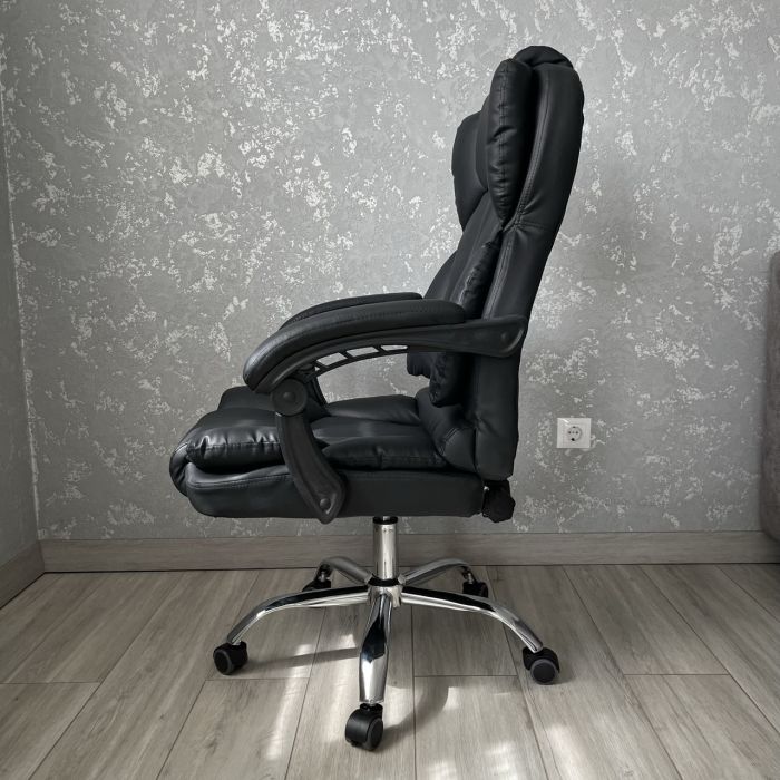 Офисное кресло SZCHARA OFFICE Черный, искусственная кожа (кожзаменитель)