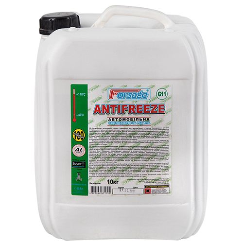 Антифриз "Forsage" G11 Green (кан.10л) зеленый