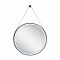 Зеркало Qtap Robin R600 Black с LED-подсветкой QT13786502B