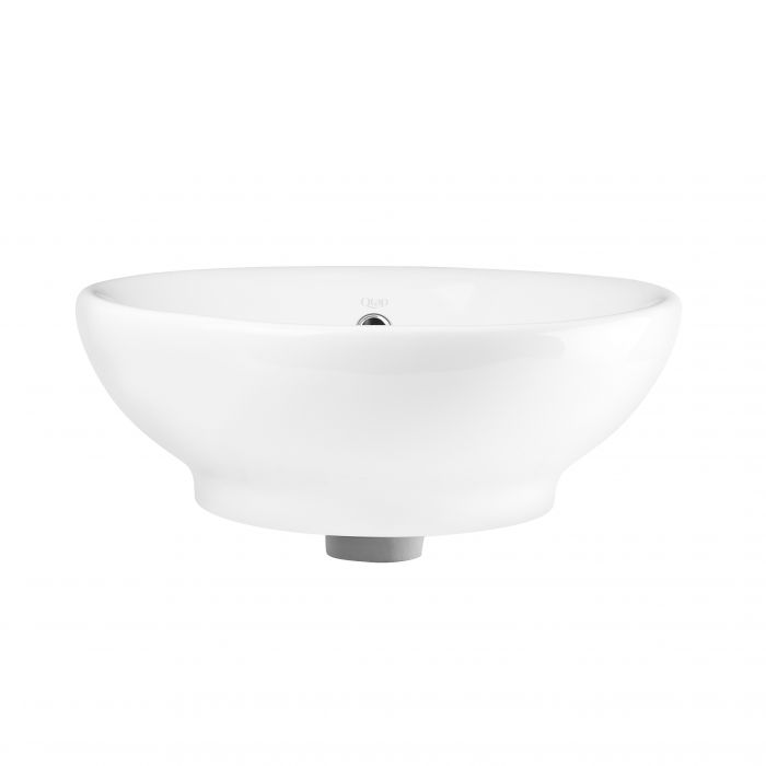 Раковина-чаша Qtap Robin 410х410х180 White с донным клапаном QT1311A004W