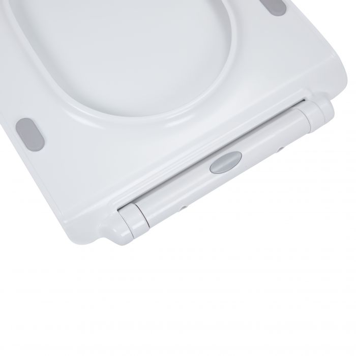 Унитаз-компакт Qtap Presto безобедочный с сиденьем Soft-close QT24221217AW