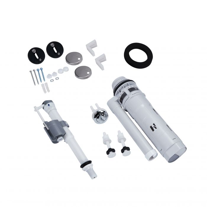 Унитаз-компакт Qtap Presto безобедочный с сиденьем Soft-close QT24221217AW