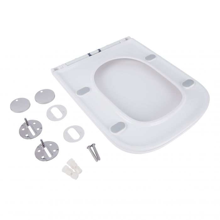 Сидение для унитаза Qtap (Aries) с микролифтом Slim QT99HXU15W