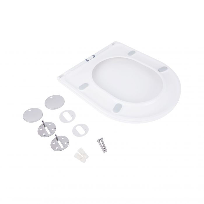 Сидение для унитаза Qtap (Robin, Aries) с микролифтом Slim QT99HXU13W