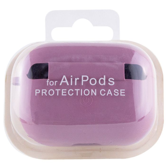 Силиконовый футляр с микрофиброй для наушников Airpods Pro