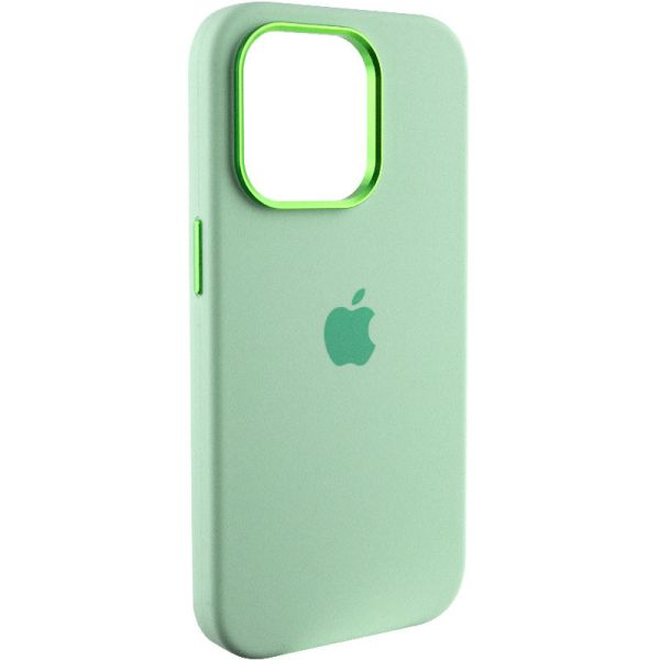 Чохол Silicone Case Metal Buttons (AA) для Apple iPhone 13 Pro Max (6.7")