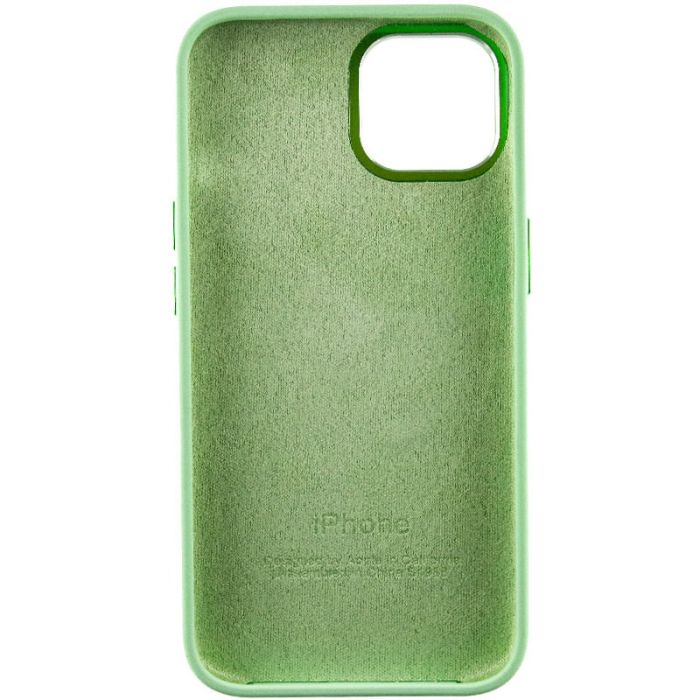 Чохол Silicone Case Metal Buttons (AA) для Apple iPhone 14 (6.1")