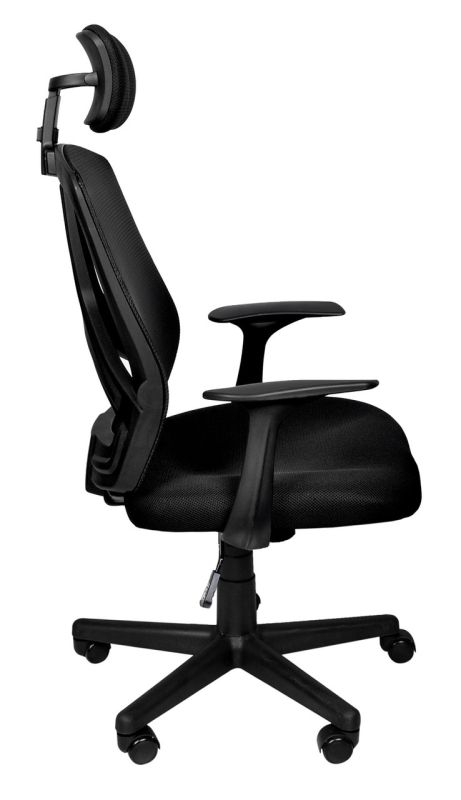 Офисное кресло MALATEC 8981 Черный, Iso Trade, Спинка-сетка