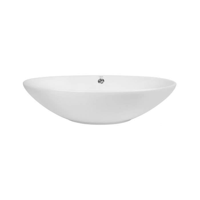 Раковина-чаша Qtap Dove 625х415х150 White с донным клапаном QT06113077W