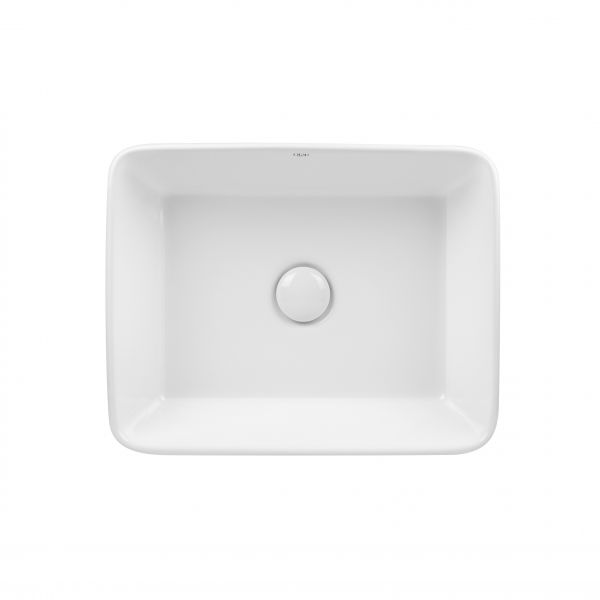 Раковина-чаша Qtap Tern 475х370х140 White з донним клапаном QT17112074W