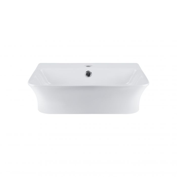 Раковина Qtap Virgo 485x410x125 White с донным клапаном QT18112258W