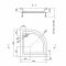 Душевой поддон Lidz Kupala ST80x80x26