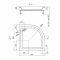 Душевой поддон Lidz Kupala ST90x90x26