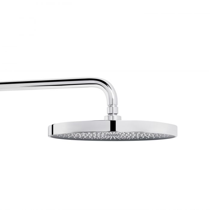 Душевая система универсальная Qtap Taurus на три потребителя (с изливом) с полкой QTTAU51103VKOC Chrome