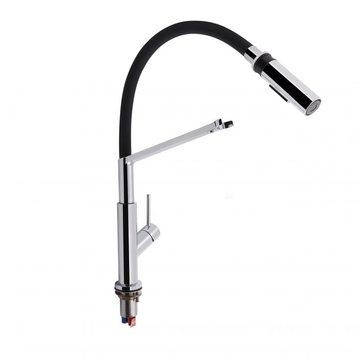 Смеситель для кухни Qtap Katuska 91103AFN с рефлекторным изливом