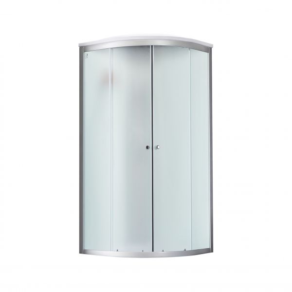 Душовий бокс Lidz Tani SB80x80.SAT.LOW.FR, скло Frost 4 мм без піддону