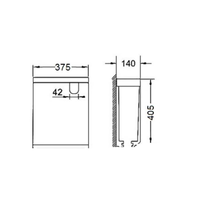 Qtap Stork бачок унитаза (совместимый с Crow, Jay, Stork) нижний подвод, (без чаши и сиденья) 3/4.5L 375*405*1405mm WHITE