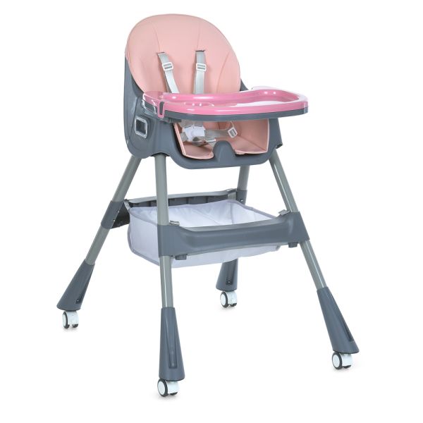 Детский Cтульчик для кормления Bambi (M 5722 Pink) розовый