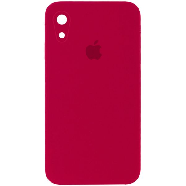 Чехол Silicone Case Square Full Camera Protective (AA) для Apple iPhone XR (6.1")