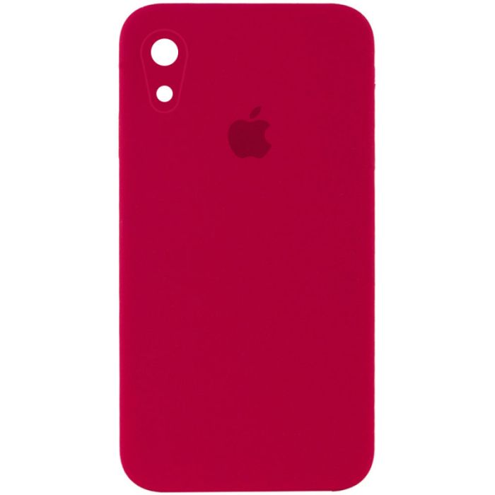 Чехол Silicone Case Square Full Camera Protective (AA) для Apple iPhone XR (6.1")